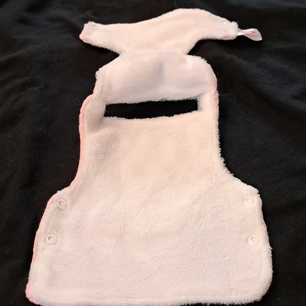 Pink Knitted Puppy Vest with Cupcake Design